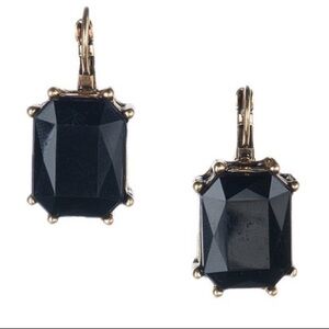 Black Rhinestone Earrings